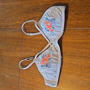 GILLY HICKS PINK FLOWER BRA